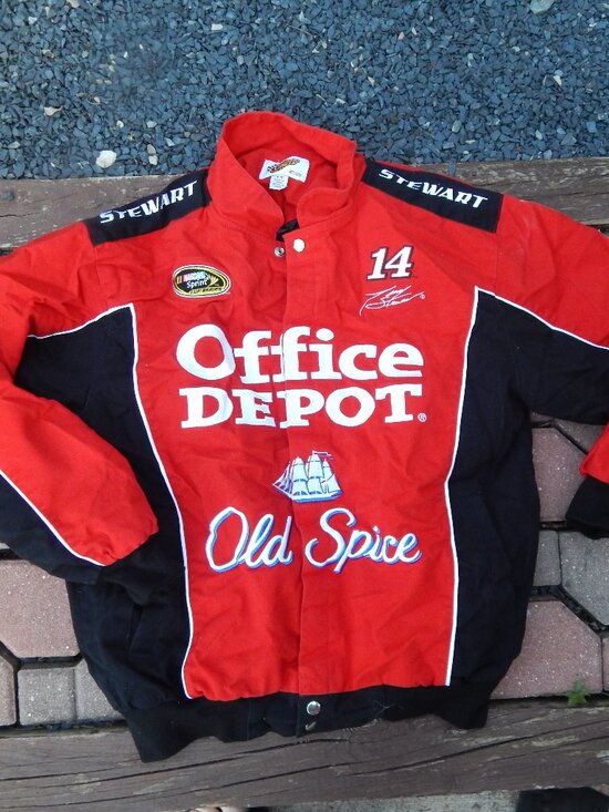 Winner's Circle Other - Vintage Office Depot Old Spice Nascar Tony Stewart Jacket Winners Circle Medium*